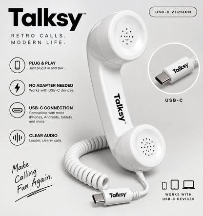 Talksy™ Retro Handset